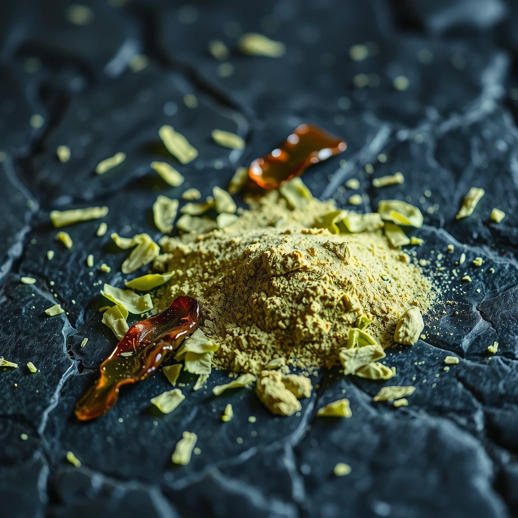 Grüne Algen Pulver Textur